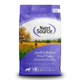 Concentrado Cachorro Raza Pequeña y Mediana NutriSource. 4 Libras