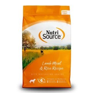 Concentrado para Perro NutriSource Cordero y Arroz. 26 Libras