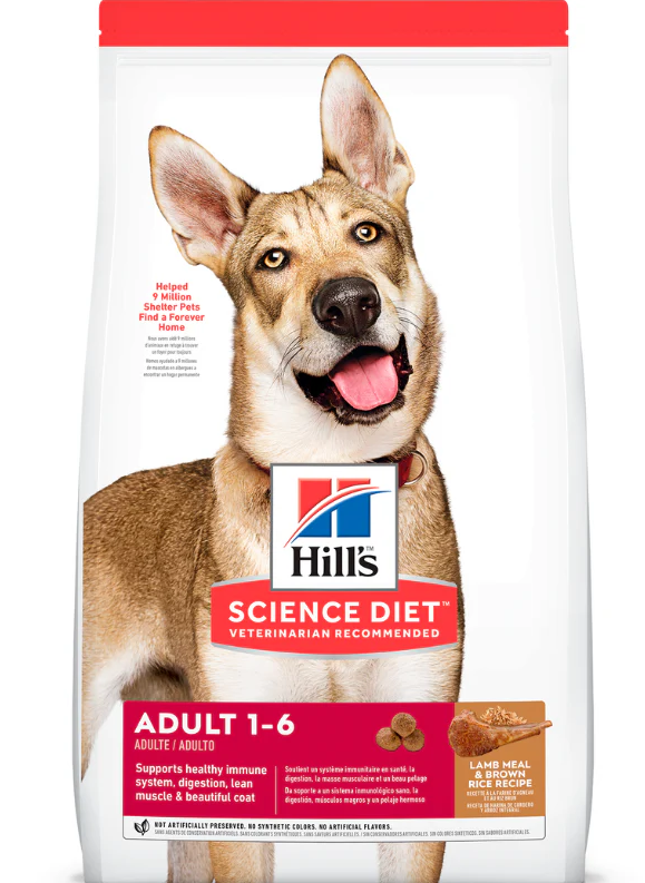 Concentrado Hills Science Diet para Perro Adulto 1-6. 15.5 Libras